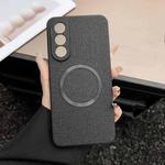 For OnePlus Ace 5 Ultra / Nord 5 CD Magsafe Magnetic Cloth Texture Phone Case(Black)