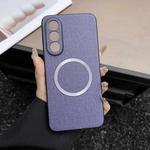 For OnePlus Ace 5 Ultra / Nord 5 CD Magsafe Magnetic Cloth Texture Phone Case(Purple)