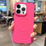 For iPhone 13 Pro Ring Texture TPU Phone Case(Rose Red)