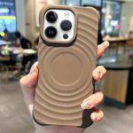 For iPhone 13 Pro Ring Texture TPU Phone Case(Khaki)