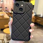 For iPhone 13 Lambskin Texture Matte TPU Phone Case(Black)