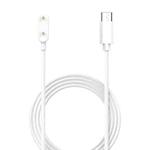 For Samsung Galaxy Fit 3 Smart Watch Charging Cable, Length: 1m, Port:USB-C / Type-C(White)