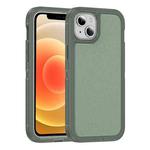 For iPhone 12 Guard Frosted Double Layer Phone Case(Green)