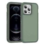 For iPhone 12 Pro Max Guard Frosted Double Layer Phone Case(Green)