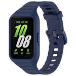 For Samsung Galaxy Fit 3 Solid Color Integrated TPU Watch Band(Midnight Blue)