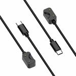 For Samsung Galaxy Fit 3 Official Style Smart Watch Charging Cable, Length: 1m, Port:USB-C / Type-C(Black)