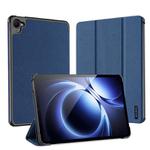 For Xiaomi Redmi K Pad DUX DUCIS Domo Series Cloth Texture Magnetic Leather Tablet Case(Blue)