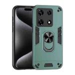 For Infinix Note 30 Pro Shockproof Metal Ring Holder Phone Case(Green)