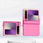 For Huawei Pura X Three Parts Gradient Color Skin Feel PC Full Coverage Shockproof Phone Case(Rose Pink Gradient)