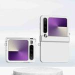 For Huawei Pura X Three Parts Gradient Color Skin Feel PC Full Coverage Shockproof Phone Case(Ivory White)