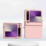 For Huawei Pura X Three Parts Gradient Color Skin Feel PC Full Coverage Shockproof Phone Case(Pink)