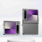 For Huawei Pura X Three Parts Gradient Color Skin Feel PC Full Coverage Shockproof Phone Case(Transparent)