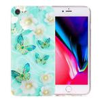 For iPhone SE 2022 / 2020 / 8 / 7 Colorful Painting Pattern TPU Phone Case(Butterflies)
