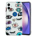 For Samsung Galaxy A05 Colorful Painting Pattern TPU Phone Case(Eye Monster)