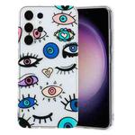 For Samsung Galaxy S23 Ultra 5G Colorful Painting Pattern TPU Phone Case(Eye Monster)