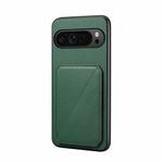 For Google Pixel 10 Pro / 10 D04 Calf Texture Dual Card Slot Holder Phone Case(Green)