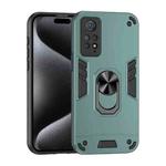 For Xiaomi Redmi Note 11 Pro 4G Shockproof Metal Ring Holder Phone Case(Green)