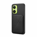 For OnePlus Nord CE 3 Lite D04 Calf Texture Dual Card Slot Holder Phone Case(Black)