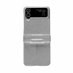 For Samsung Galaxy Z Flip4 5G Skin Feel PC Flash Paper Shockproof Phone Case(Silver)