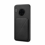 For Huawei Mate 30 Pro D04 Calf Texture Dual Card Slot Holder Phone Case(Black)
