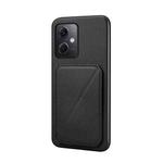 For Xiaomi Redmi Note 12 5G Global/Note 12R Pro D04 Calf Texture Dual Card Slot Holder Phone Case(Black)