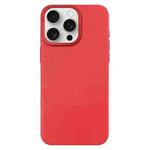 For iPhone 15 Pro Napa Texture PC + Leather Phone Case(Red)