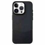 For iPhone 13 Pro Max Napa Texture PC + Leather Phone Case(Black)