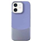 For iPhone 12 / 12 Pro Napa Texture PC + Leather Phone Case(Light Purple)