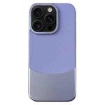 For iPhone 16 Pro Max Napa Texture PC + Leather Phone Case(Light Purple)