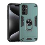 For Samsung Galaxy A13 5G Shockproof Metal Ring Holder Phone Case(Green)