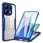 For Xiaomi Redmi Note 13 4G Acrylic + TPU 360 Degrees Full Coverage Phone Case(Blue)