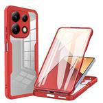 For Xiaomi Redmi Note 13 Pro 4G Acrylic + TPU 360 Degrees Full Coverage Phone Case(Red)
