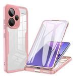 For Xiaomi Redmi Note 13 Pro+ 5G Acrylic + TPU 360 Degrees Full Coverage Phone Case(Pink)