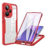 For Xiaomi Redmi Note 13 Pro+ 5G Acrylic + TPU 360 Degrees Full Coverage Phone Case(Red)