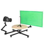 YELANGU Professional Photography Panoramic Round Turntable Surrounding 360 Rotation Video Shooting Platform