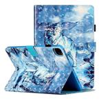 For iPad Pro 11 inch (2020) 3D Pattern Horizontal Flip Leather Tablet Case with Card Slots & Holder & Sleep / Wake-up Function(Snow Mountain Wolf)