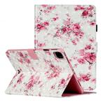 For iPad Pro 11 inch (2020) 3D Pattern Horizontal Flip Leather Tablet Case with Card Slots & Holder & Sleep / Wake-up Function(Rose Flower)
