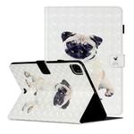 For iPad Pro 11 inch (2020) 3D Pattern Horizontal Flip Leather Tablet Case with Card Slots & Holder & Sleep / Wake-up Function(Pug)