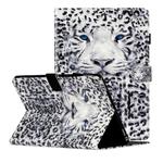 For iPad 10.2 2021 / 2020 / 2019 3D Pattern Horizontal Flip Leather Case with Card Slots & Holder & Sleep / Wake-up Function(Leopard)
