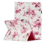 For iPad Pro 11 inch (2018) 3D Pattern Horizontal Flip Leather Case with Card Slots & Holder & Sleep / Wake-up Function(Rose Flower)