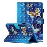 For iPad Mini 5 / 4 / 3 / 2 / 1 3D Pattern Horizontal Flip Leather Case with Card Slots & Holder & Sleep / Wake-up Function(Rankine Butterfly)