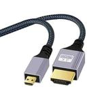 HDTV to Micro HDTV 4K 120Hz Computer Digital Camera HD Video Adapter Cable, Length:1m
