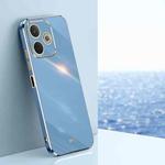 For OPPO A5 Pro 5G Global XINLI Straight Edge 6D Electroplate TPU Phone Case(Celestial Blue)