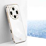 For OPPO Find X8 Ultra XINLI Straight Edge 6D Electroplate TPU Phone Case(White)