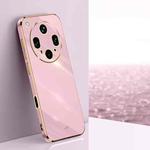 For OPPO Find X8 Ultra XINLI Straight Edge 6D Electroplate TPU Phone Case(Cherry Purple)