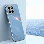 For Honor X6b XINLI Straight Edge 6D Electroplate TPU Phone Case(Celestial Blue)