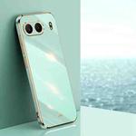 For OnePlus Nord 4 XINLI Straight Edge 6D Electroplate TPU Phone Case(Mint Green)