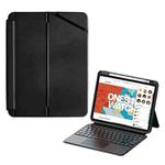 For iPad Pro 11 ZGA K01 Wireless Bluetooth Magnetic Keyboard Tablet Leather Case(Black)