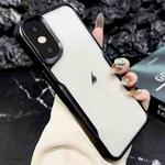 For iPhone X / XS Blade Electroplating Frosted TPU Phone Case(Black)