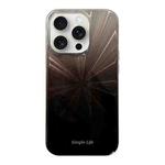 For iPhone 14 Pro Max Fireworks Pattern Double-layer Acrylic+TPU Shockproof Phone Case(Black)